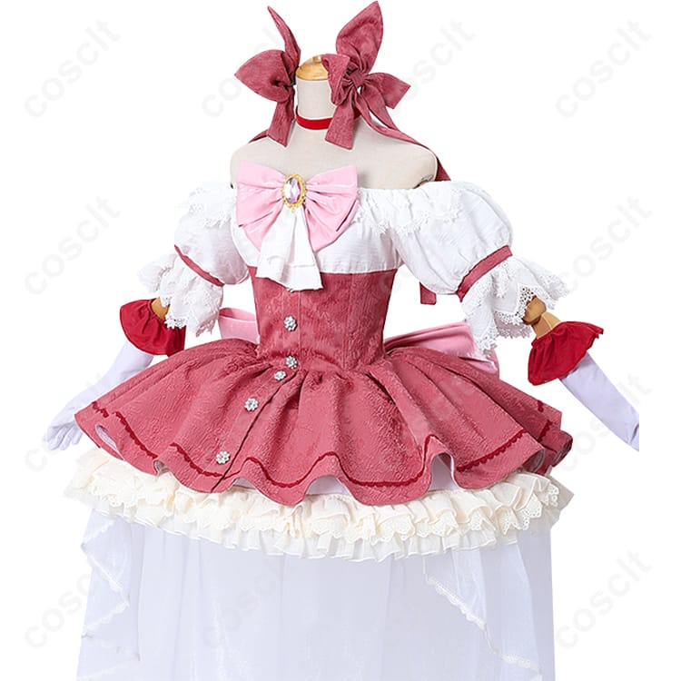 劇場版 魔法少女まどか☆マギカ〈ワルプルギスの廻天〉 鹿目まどか 新衣装 コスプレ衣装 ドレス｜忠実再現、快適な着心地 - 2枚目の画像