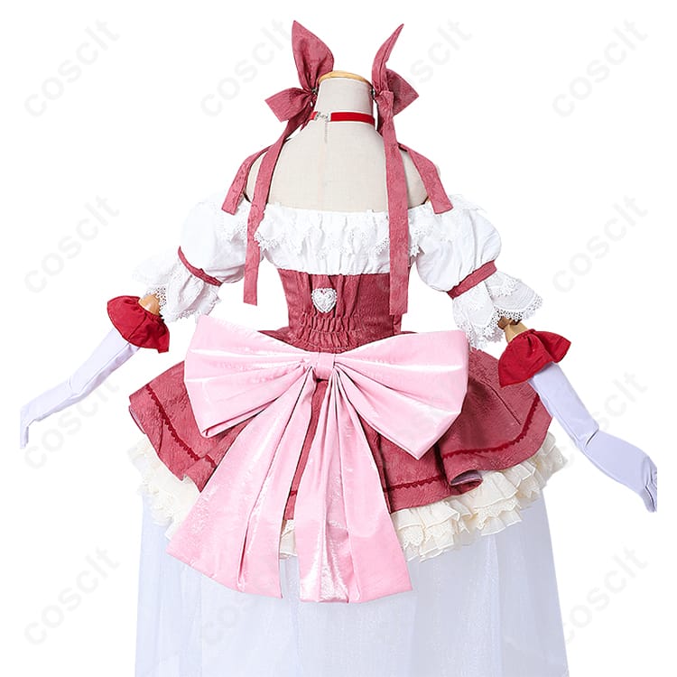劇場版 魔法少女まどか☆マギカ〈ワルプルギスの廻天〉 鹿目まどか 新衣装 コスプレ衣装 ドレス｜忠実再現、快適な着心地 - 3枚目の画像