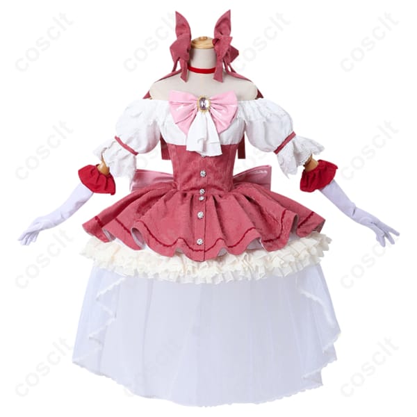劇場版 魔法少女まどか☆マギカ〈ワルプルギスの廻天〉 鹿目まどか 新衣装 コスプレ衣装 ドレス｜忠実再現、快適な着心地