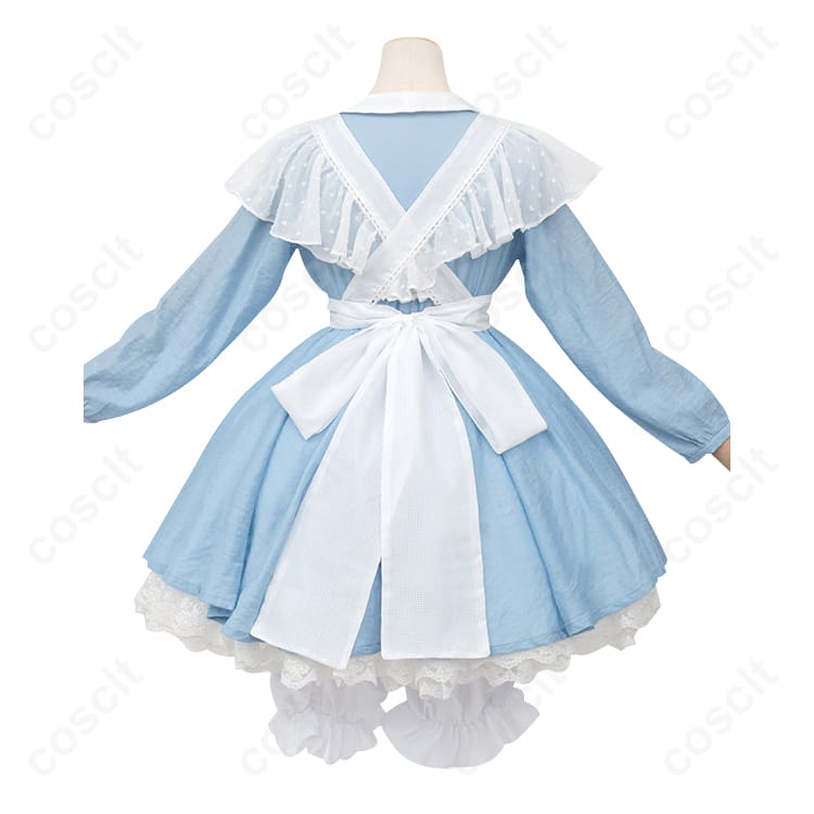 カードキャプターさくら（CCさくら） 木之本桜 コスプレ衣装 アリス メイド服 透け感のある快適な素材使用 - 2枚目の画像