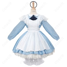 カードキャプターさくら（CCさくら） 木之本桜 コスプレ衣装 アリス メイド服 透け感のある快適な素材使用