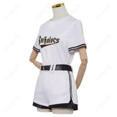 プロ野球パシフィック・リーグ×ホロライブ コラボ（ホロライブ） 白銀ノエル コスプレ衣装 オリックス・バファローズコラボ衣装（高還元度・着心地抜群） - 2枚目の画像（サムネイル）