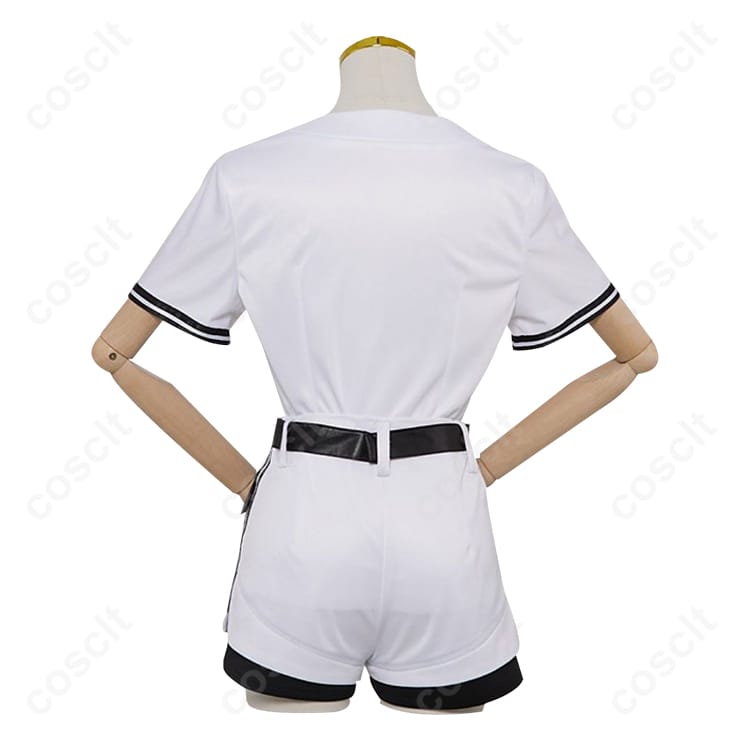 プロ野球パシフィック・リーグ×ホロライブ コラボ（ホロライブ） 白銀ノエル コスプレ衣装 オリックス・バファローズコラボ衣装（高還元度・着心地抜群） - 4枚目の画像