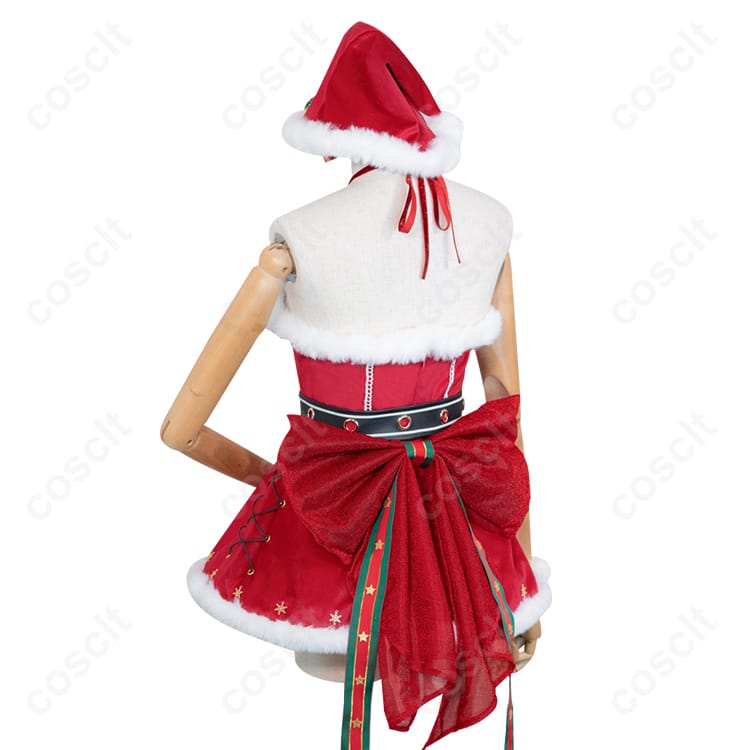 勝利の女神:NIKKE エマ コスプレ衣装 ダーリンレッド クリスマス衣装 オーダーメイド可 コスプレ通販 - 2枚目の画像