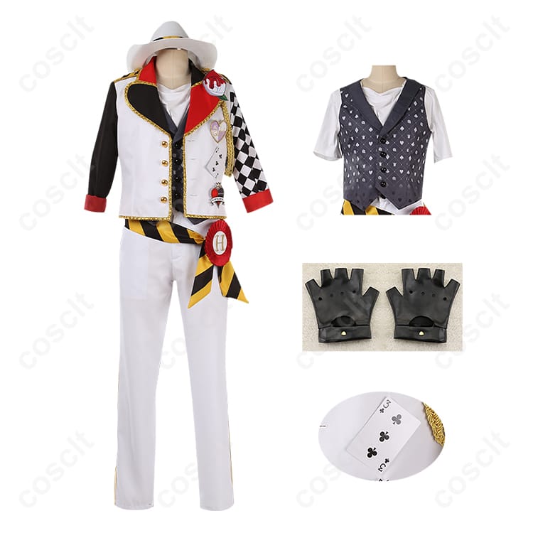 ディズニー ツイステッドワンダーランド（ツイステ） エース・トラッポラ コスプレ衣装 ハーツラビュル寮 寮服（定番の高再現度、オーダーメイド対応） - 2枚目の画像