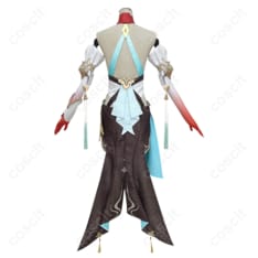 崩壊シリーズ（スターレイル） 崩壊：スターレイル 霊砂 コスプレ衣装 ワンピース+アクセサリーセット（忠実再現・高品質）コスプレ通販 - 3枚目の画像（サムネイル）