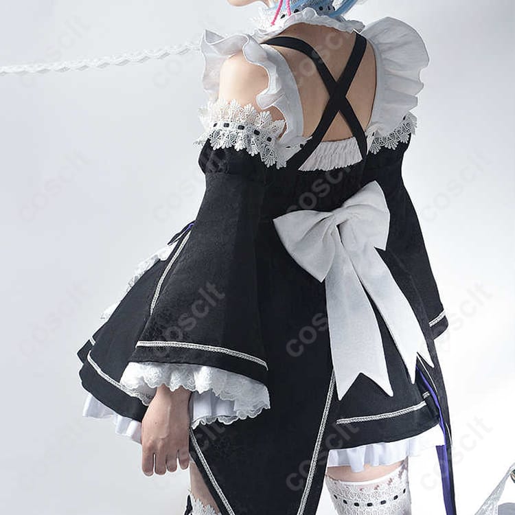 Re:ゼロから始める異世界生活（リゼロ） レム・ラム コスプレ衣装 メイド服（忠実再現・高品質） - 2枚目の画像