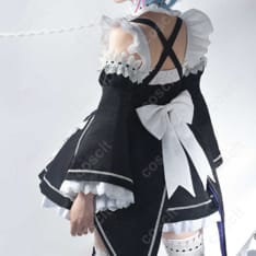 Re:ゼロから始める異世界生活（リゼロ） レム・ラム コスプレ衣装 メイド服（忠実再現・高品質） - 2枚目の画像（サムネイル）