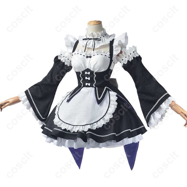 Re:ゼロから始める異世界生活（リゼロ） レム・ラム コスプレ衣装 メイド服（忠実再現・高品質）