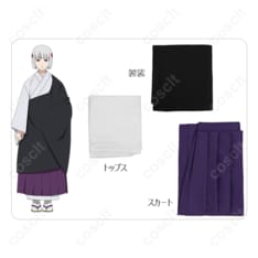 呪術廻戦（じゅじゅつかいせん） 裏梅 コスプレ衣装 - 高忠実度 再現 透气性素材 使用 - 6枚目の画像（サムネイル）