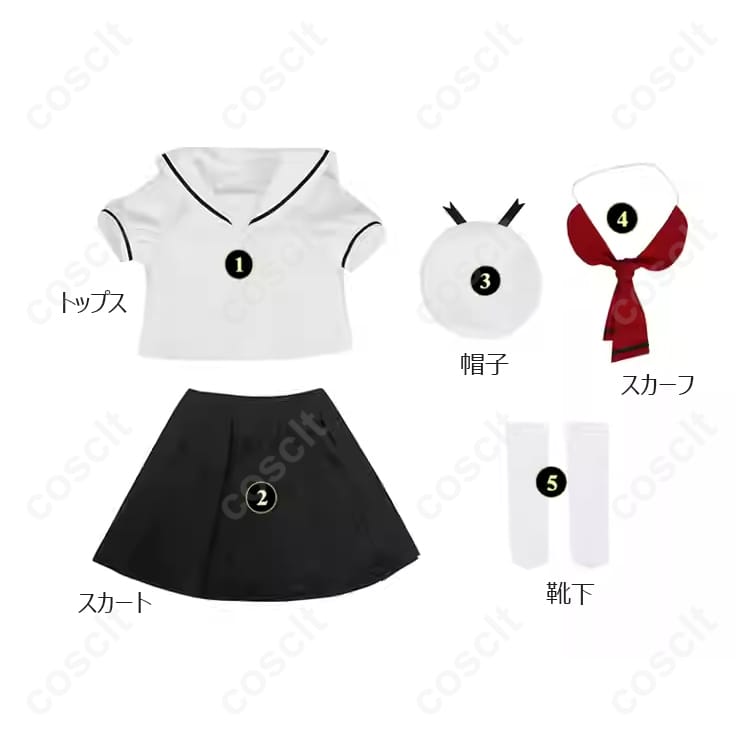 カードキャプターさくら（CCさくら） 木之本桜 コスプレ衣装 夏服 制服（忠実再現・高品質） - 5枚目の画像