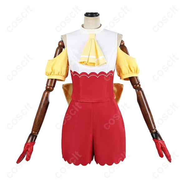 【推しの子】MEMちょ コスプレ衣装（ショートパンツ、トップス、髪飾り、手袋、背部蝶結び） | 高還元度・快適な着心地 | コスプレ通販