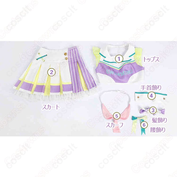 ラブライブ！シリーズ（ラブライブ！スクフェス） 南ことり チアガールコスプレ衣装 『ラブライブ！スクールアイドルフェスティバル』 コスプレ通販 高還元再現 透湿快適素材 - 7枚目の画像