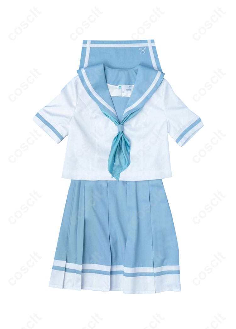 鎧塚みぞれ 夏制服 コスプレ衣装 正面画像。アニメのデザインに基づいた精巧な作りが特徴です。