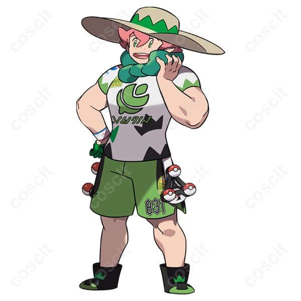 ポケットモンスターシリーズ（ポケモン ソード・シールド） ヤロー コスプレ衣装 オーダーメイド対応 透け感のある布素材で再現