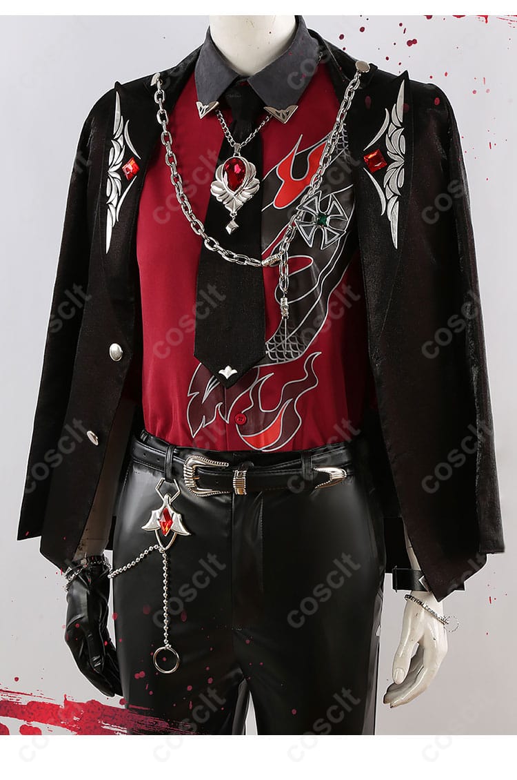 服装上衣装飾ディテール | 三毛縞斑 コスプレ衣装の上衣装飾ディテール