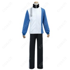 テニスの王子様（テニプリ） 跡部景吾 コスプレ衣装 氷帝学園中等部テニス部ジャージ／ユニフォーム （忠実再現・高品質） - 1枚目の画像（サムネイル）