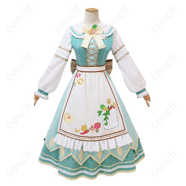 ウマ娘 プリティーダービー ライスシャワー コスプレ衣装 勝負服（忠実再現・高品質）