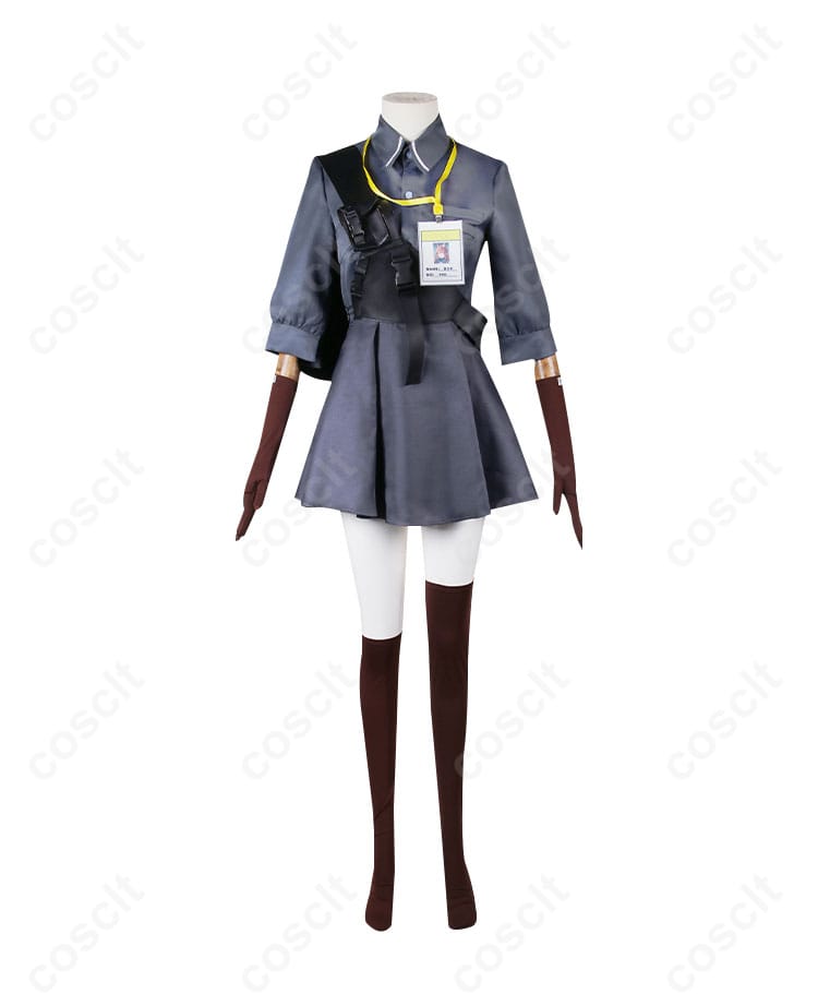 アークナイツ フランカ コスプレ衣装の正面画像。詳細なデザインと高い再現度が魅力です。コスプレの必需品！