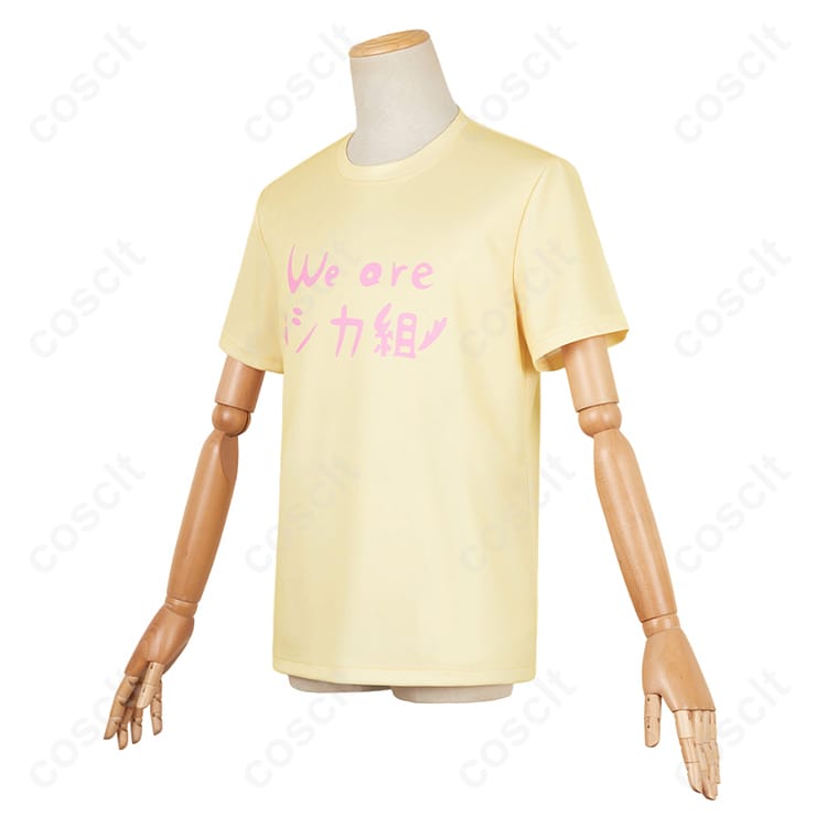 しかのこのこのここしたんたん 鹿乃子のこ コスプレ衣装 シカ組 Tシャツ – 高忠実度再現、快適な着心地 - 2枚目の画像