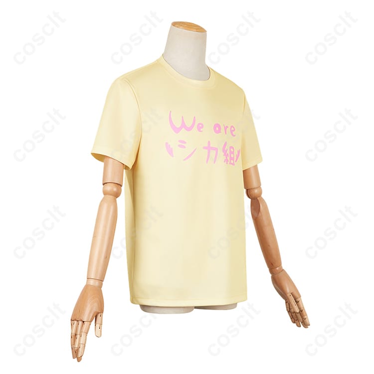 しかのこのこのここしたんたん 鹿乃子のこ コスプレ衣装 シカ組 Tシャツ – 高忠実度再現、快適な着心地 - 3枚目の画像