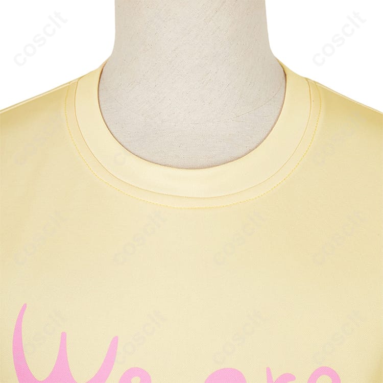 しかのこのこのここしたんたん 鹿乃子のこ コスプレ衣装 シカ組 Tシャツ – 高忠実度再現、快適な着心地 - 5枚目の画像