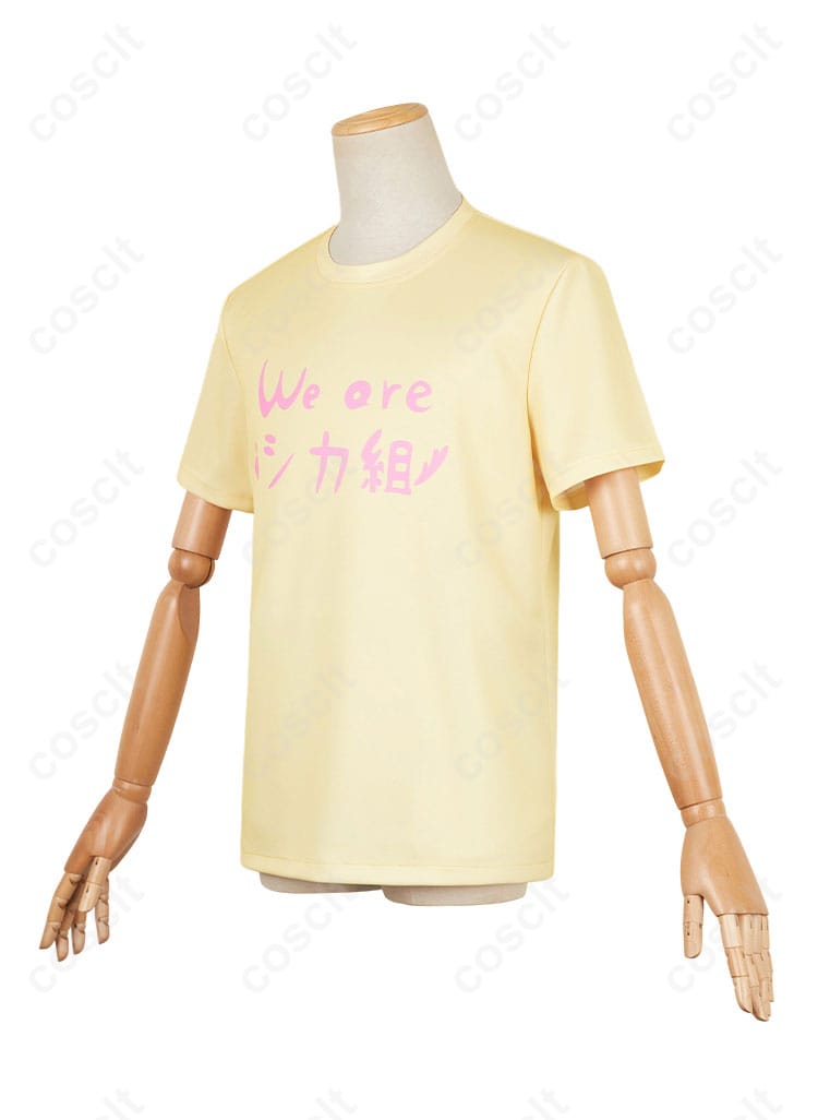 鹿乃子のこ コスプレ衣装 シカ組 Tシャツの左側のディテール。シンプルで可愛らしいデザイン。