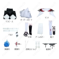 hololive エリザベス・ローズ・ブラッドフレイム コスプレ衣装 ワンピース・マント・アームカバーセット【高忠実度再現】コスプレ通販 - 4枚目の画像（サムネイル）