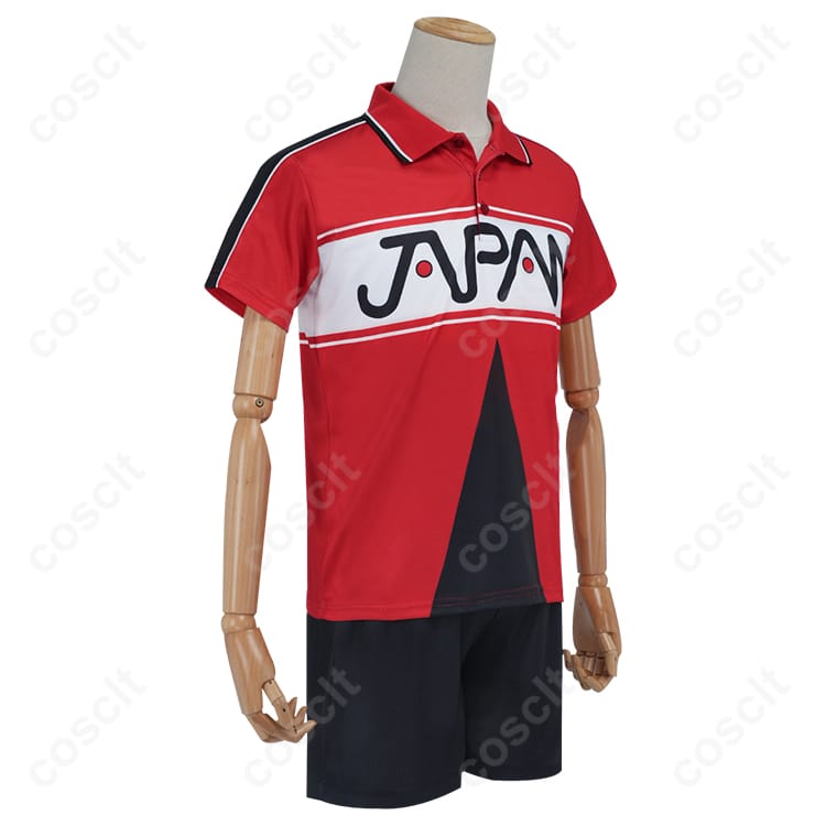 新テニスの王子様 U-17 WORLD CUP SEMIFINAL 越前リョーマ・不二周助 コスプレ衣装 ジャージ・ユニフォーム（半袖上着、ショートパンツ）忠実再現 コスプレ通販 - 2枚目の画像