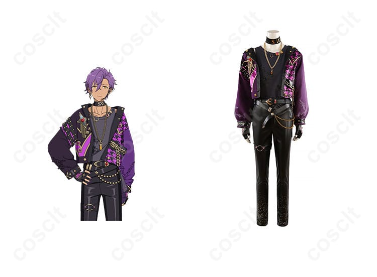 あんさんぶるスターズ！！ 乙狩アドニスのSWING NIGHTコスプレ衣装とキャラクター乙狩アドニスのコラボショット