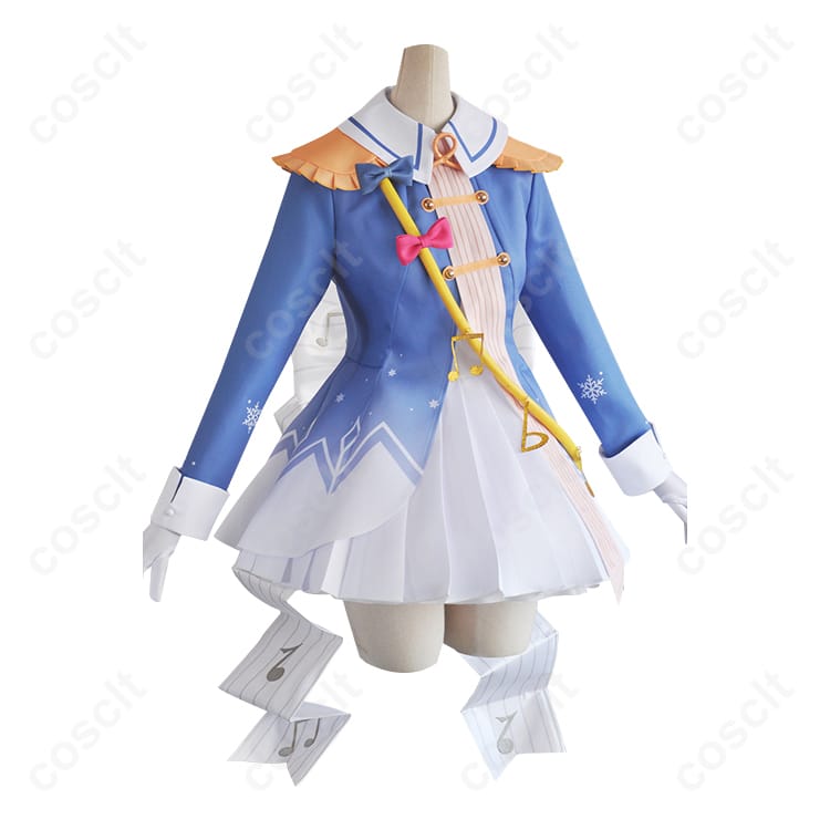 SNOW MIKU（スノーミク） 初音ミク（雪ミク） コスプレ衣装 SNOW MIKU 2020 マーチングバンド風衣装 オーダメイド可 - 2枚目の画像