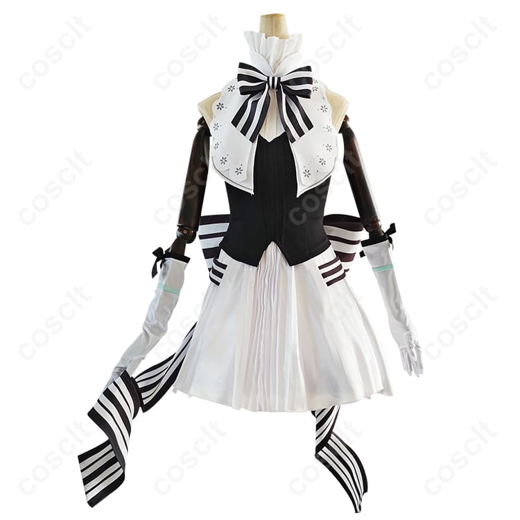 初音ミクシンフォニー2024 コスプレ衣装 初音ミク コスプレ通販 ワンピース・蝶結び付き・髪飾り付き 高忠実再現 - 1枚目の画像