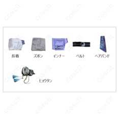 IdentityV（第五人格） 白無常（謝必安） コスプレ衣装 – 陰陽司公スタイル、忠実再現、快適な着心地 - 4枚目の画像（サムネイル）