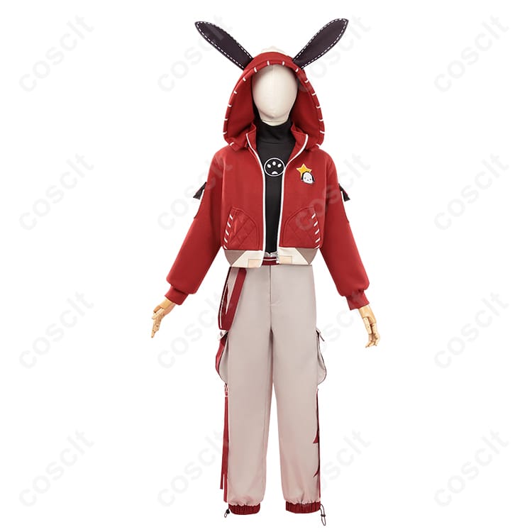 「第五人格 × サンリオキャラクターズ」ポチャッコ 囚人 (ルカ・バルサー) コスプレ衣装 コラボ衣装 高忠実度再現 - 1枚目の画像