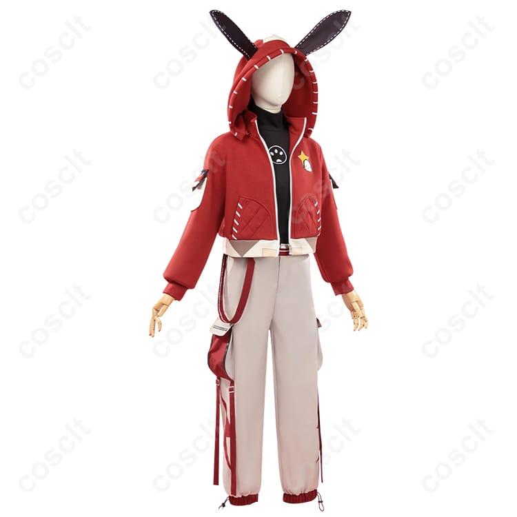 「第五人格 × サンリオキャラクターズ」ポチャッコ 囚人 (ルカ・バルサー) コスプレ衣装 コラボ衣装 高忠実度再現 - 2枚目の画像