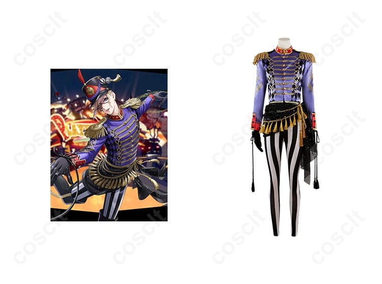商品正面とヴィル・シェーンハイトのキャラクターを組み合わせたコスプレ衣装画像 - ツイステ コスプレ衣装