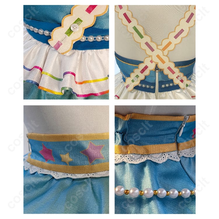 アイカツ！シリーズ アイカツオンパレード！ 虹野ゆめ コスプレ衣装 （オーダーメイド不可） 細部まで忠実再現 コスプレ通販 - 3枚目の画像
