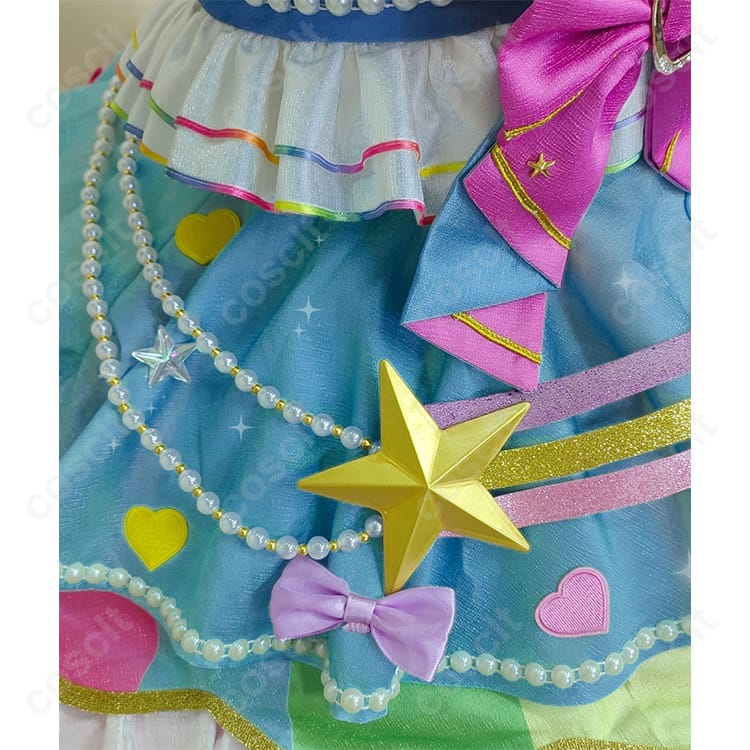 アイカツ！シリーズ アイカツオンパレード！ 虹野ゆめ コスプレ衣装 （オーダーメイド不可） 細部まで忠実再現 コスプレ通販 - 4枚目の画像