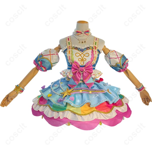 アイカツ！シリーズ アイカツオンパレード！ 虹野ゆめ コスプレ衣装 （オーダーメイド不可） 細部まで忠実再現 コスプレ通販