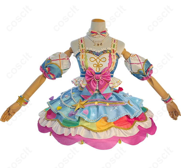 商品正面のコスプレ衣装：虹野ゆめのアイカツオンパレード！衣装の詳細