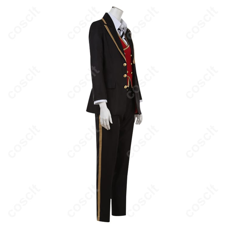 ディズニー ツイステッドワンダーランド（ツイステ） リドル・ローズハート コスプレ衣装 ハーツラビュル寮 制服（定番デザイン、忠実再現） - 3枚目の画像