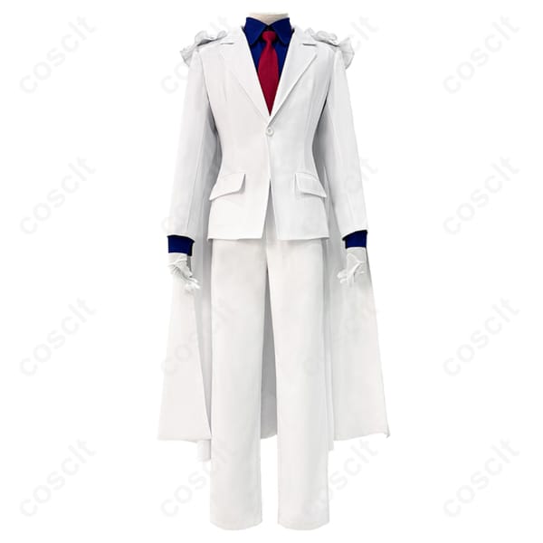 名探偵コナン 怪盗キッド（黒羽快斗） コスプレ衣装 マント・コート・シャツ・ズボン・ネクタイ付き【高い再現度】コスプレ通販