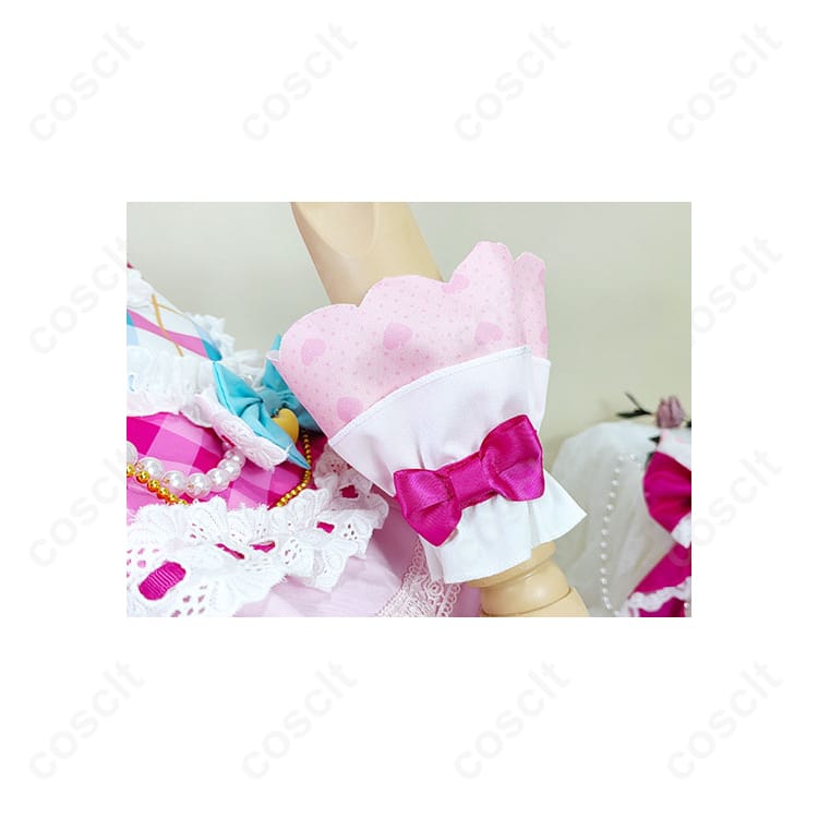 アイカツスターズ!（アイカツ） 虹野ゆめ コスプレ衣装 ドレス 透け感素材＆精緻な刺繍付き コスプレ通販 - 4枚目の画像
