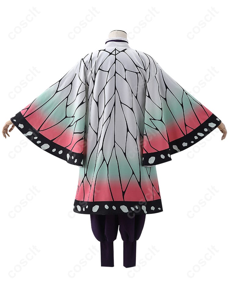 商品背面のコスプレ衣装画像｜鬼滅の刃 胡蝶しのぶ コスプレ衣装 背面