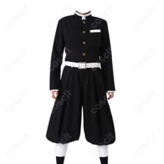 鬼滅の刃（鬼滅） 冨岡義勇（水柱） コスプレ衣装 隊服 刺繍入り（高い再現度・高品質） - 4枚目の画像（サムネイル）
