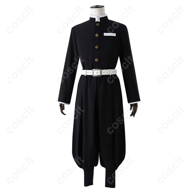 鬼滅の刃（鬼滅） 冨岡義勇（水柱） コスプレ衣装 隊服 刺繍入り（高い再現度・高品質） - 3枚目の画像