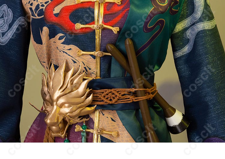 腰部装飾ディテール - コスプレ衣装の腰部分の美しい装飾