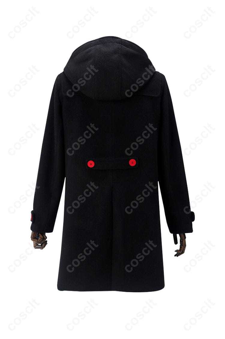 ペルソナ5 雨宮蓮の冬服コスプレ衣装（コート）の背面画像。後ろのデザインも忠実に再現されています。