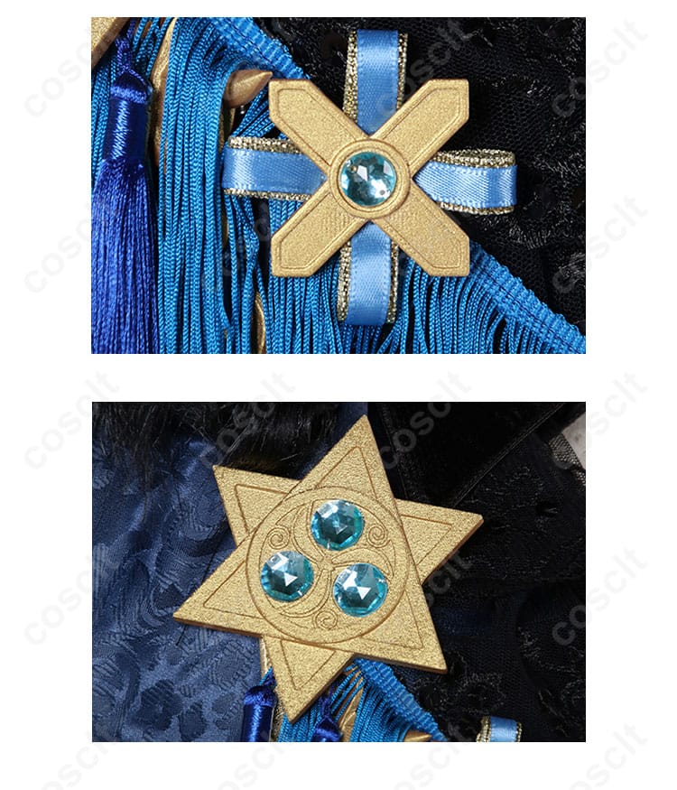 隠者（アルヴァ・ロレンツ）コスプレ衣装 流苏飾りのディテール、豪華な装飾