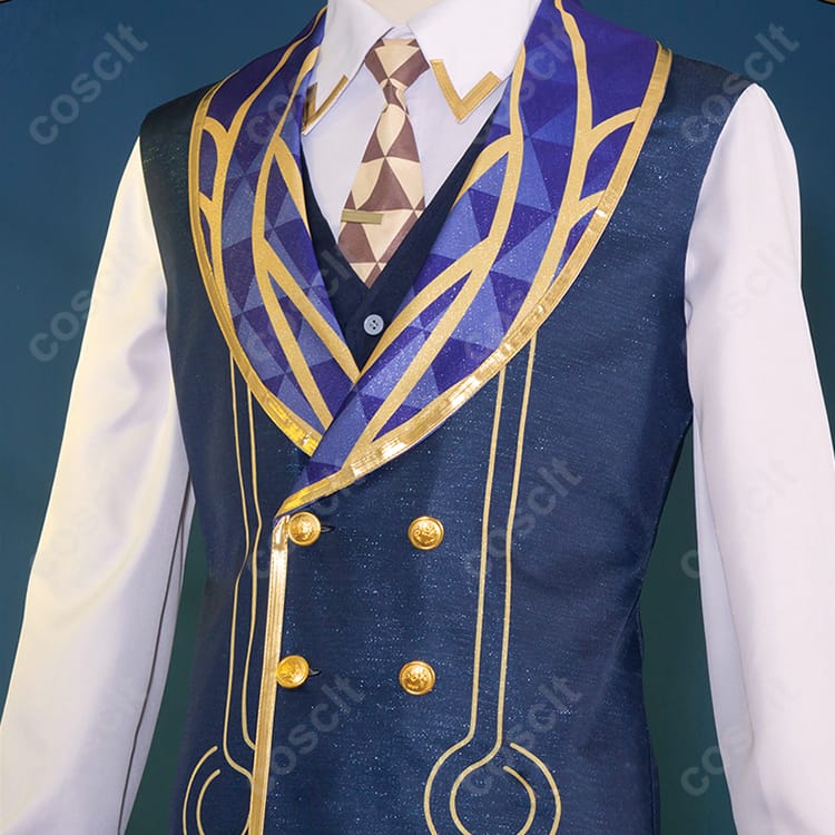 崩壊シリーズ（スターレイル） 崩壊：スターレイル アベンチュリン コスプレ衣装 十の石心（精細な刺繍とリアルな再現） - 5枚目の画像